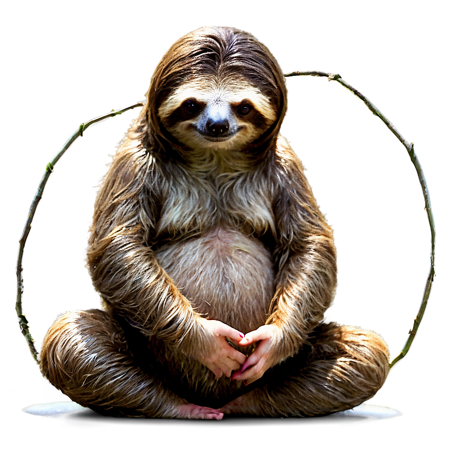 Sloth Yoga Png Nqy76 PNG Image