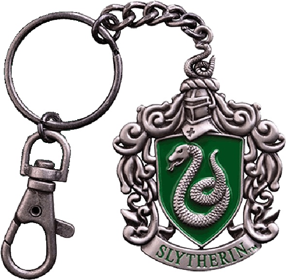 Slytherin Crest Keychain PNG Image