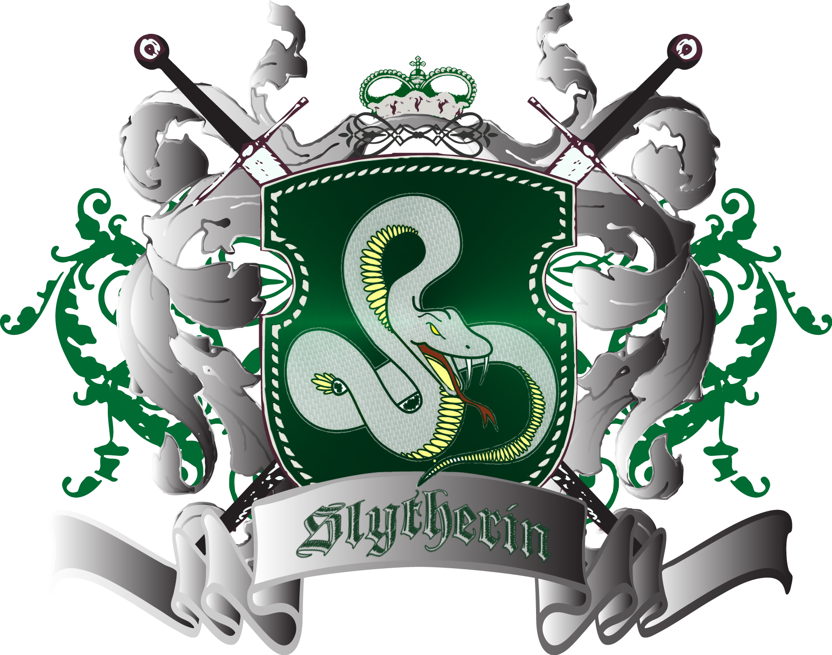 Slytherin House Crest PNG Image