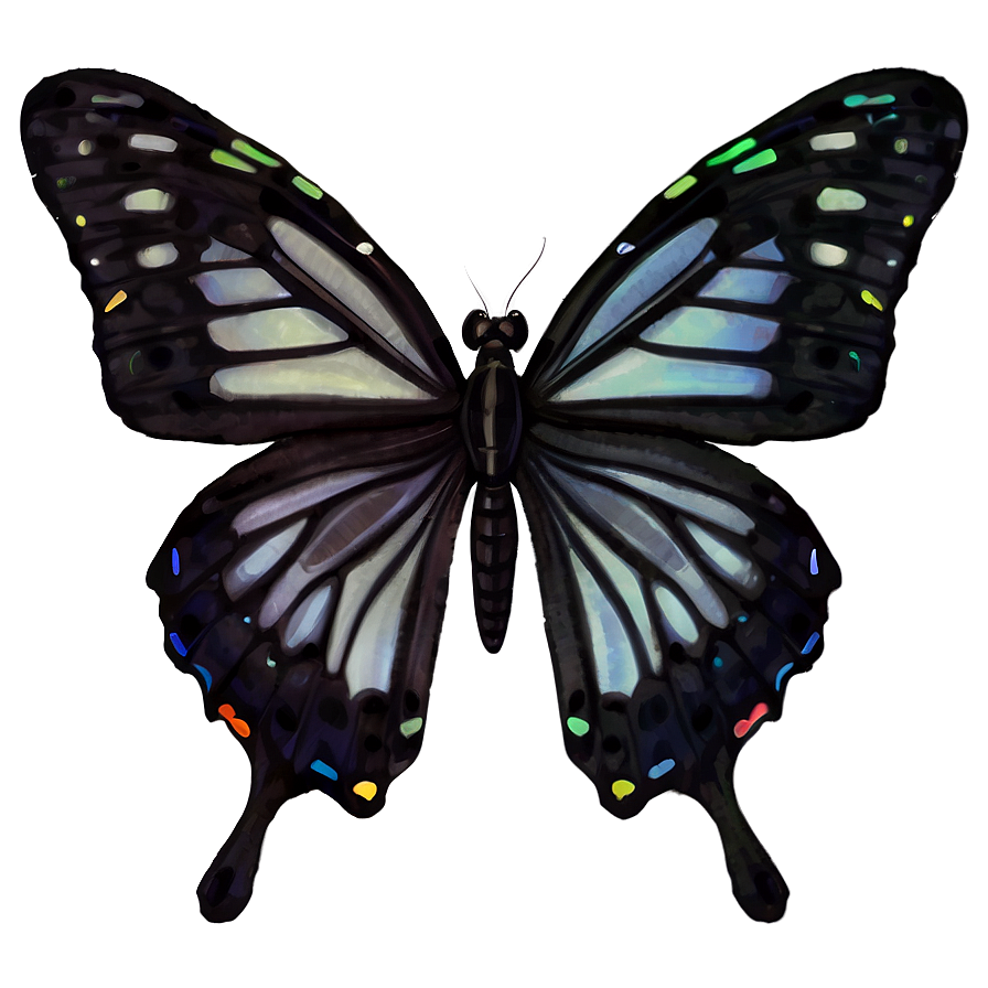 Small Black Butterfly Png Fgg PNG Image