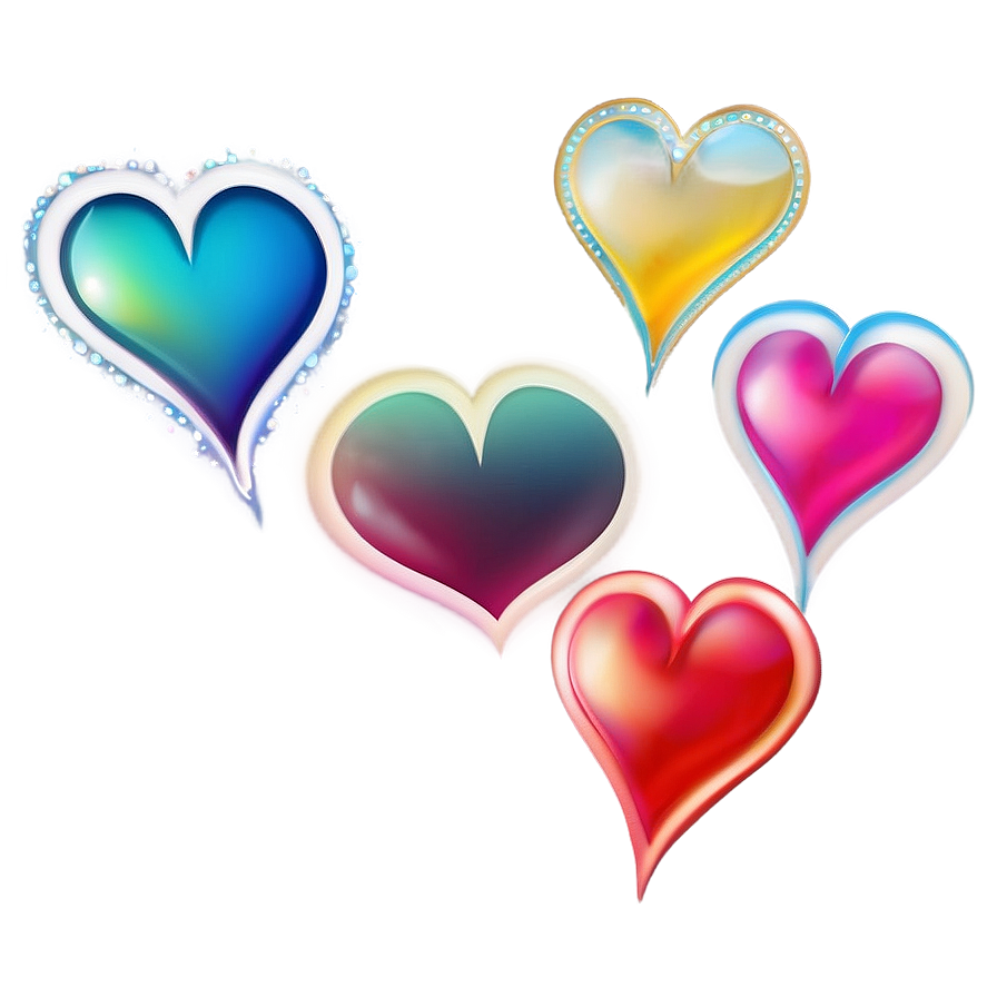 Small Hearts Png Mkr PNG Image