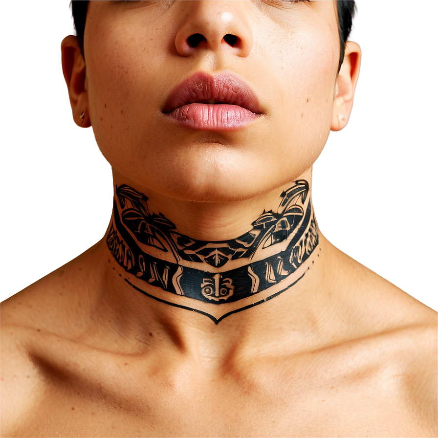 Small Neck Tattoo Motifs Png Uid33 PNG Image