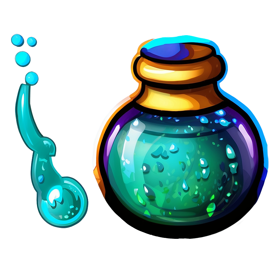 Small Potion Bottle Png Jax PNG Image