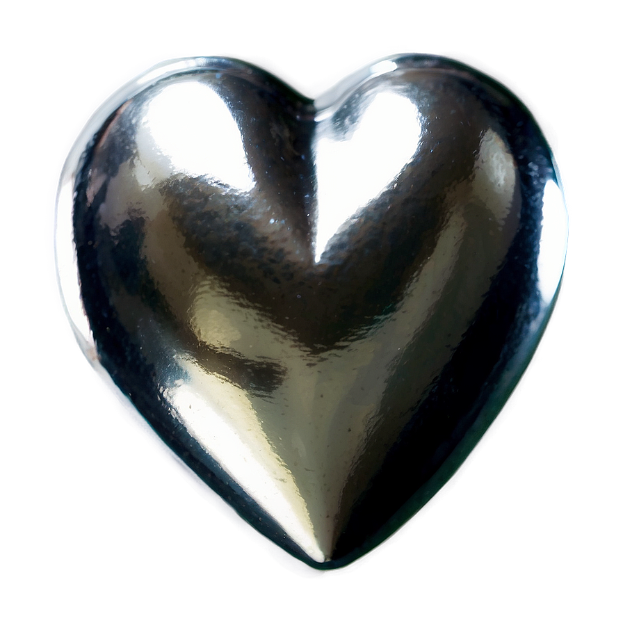 Small Silver Heart Png 58 PNG Image