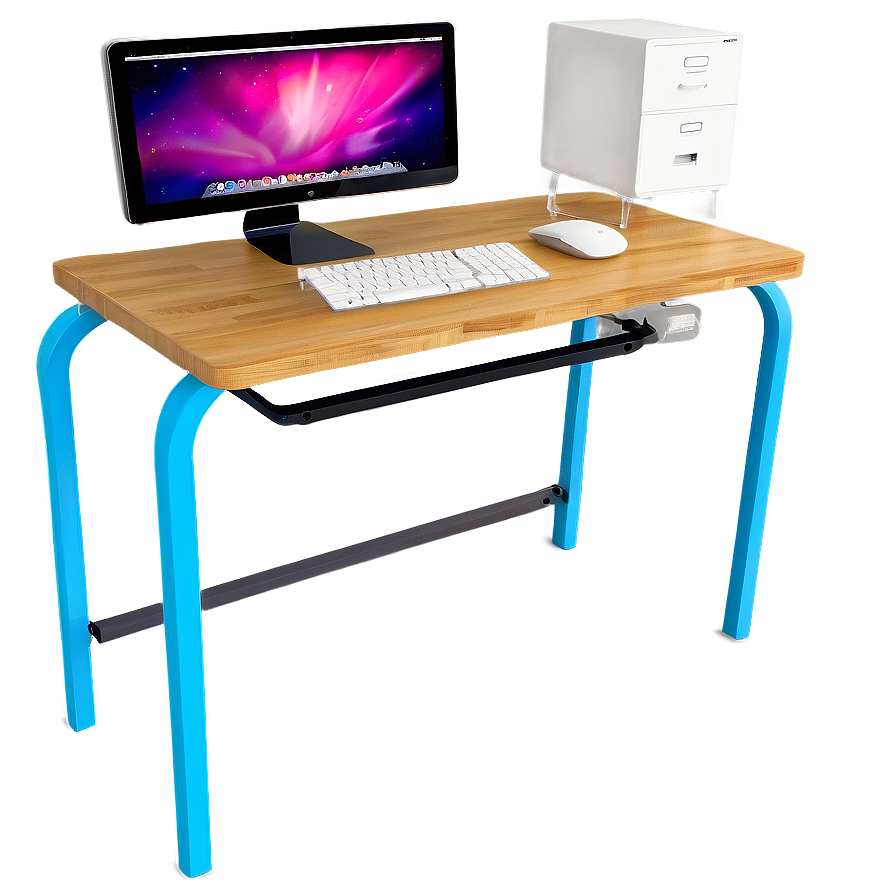 Small Space Desk Solution Png Vhx60 PNG Image