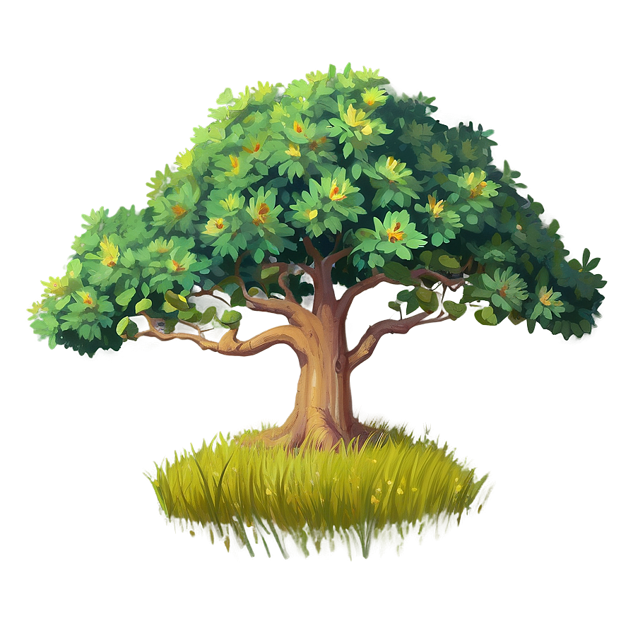 Small Tree In Field Png Aiw15 PNG Image