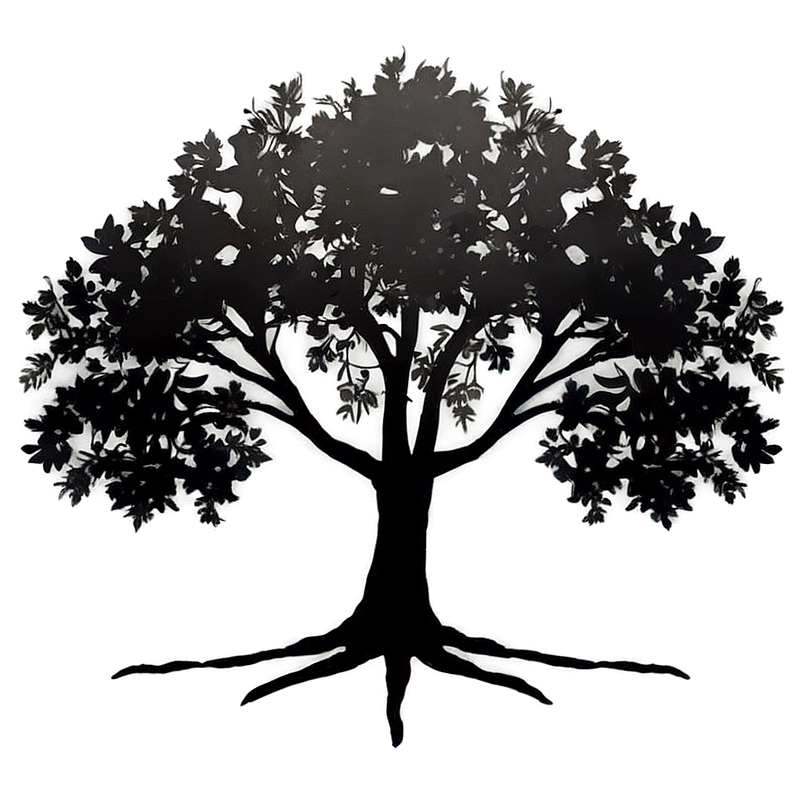 Small Tree Silhouette Png Qqs26 PNG Image