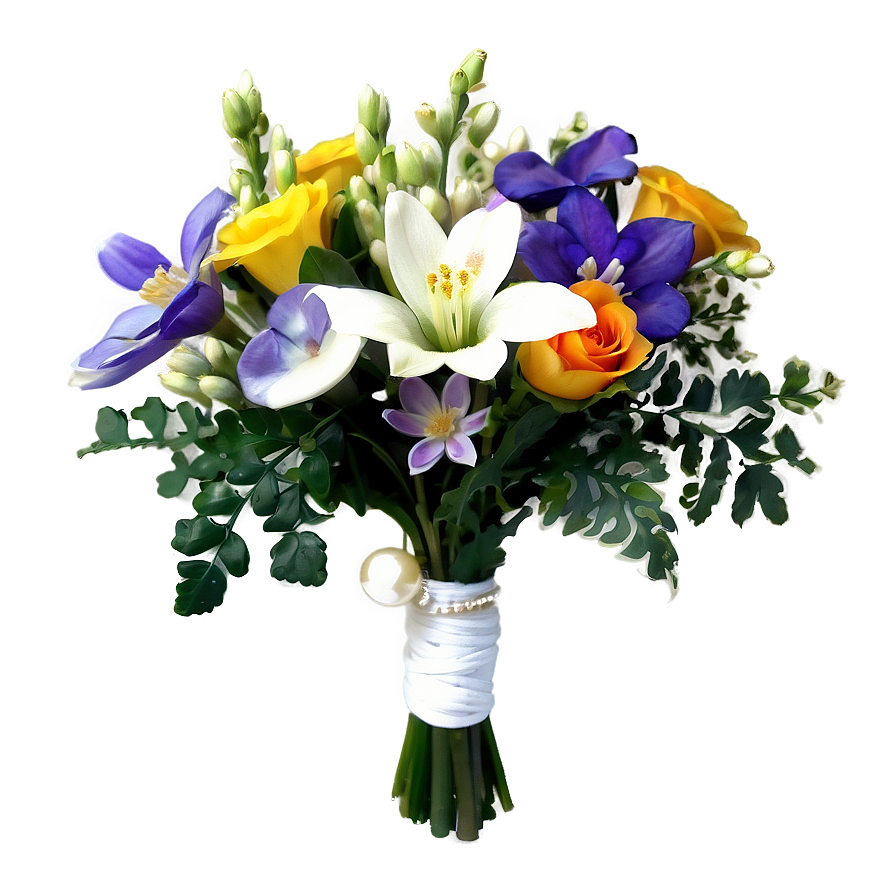 Small Wedding Bouquets Png Pxq38 PNG Image