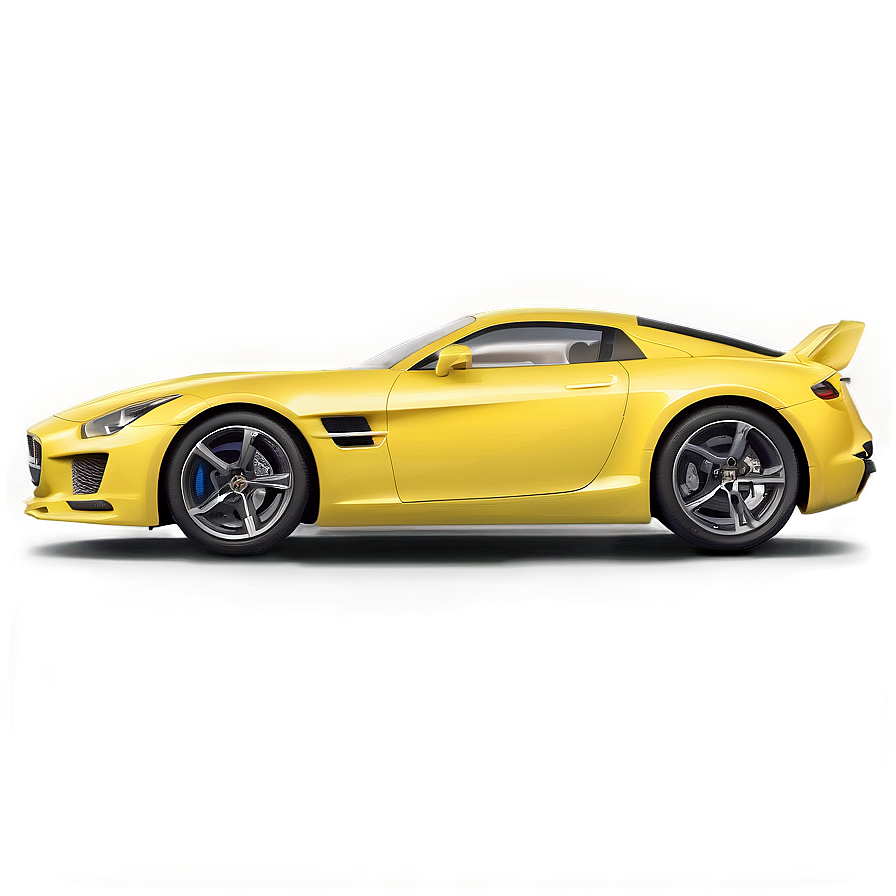 Small Yellow Car Png Twn42 PNG Image