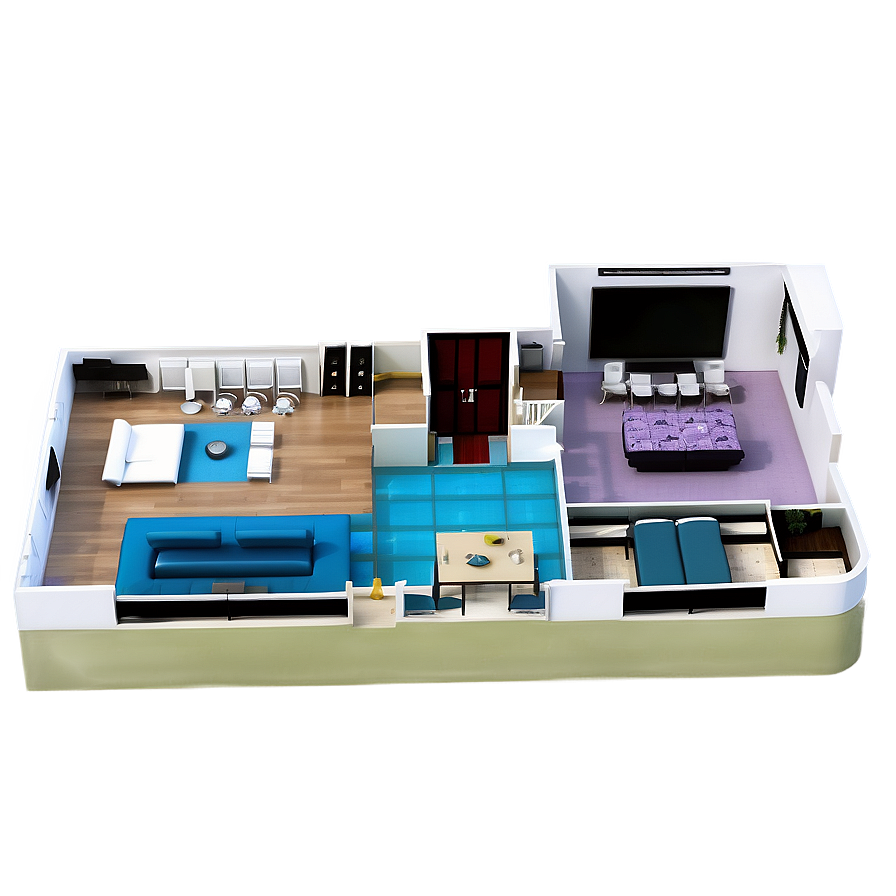 Smart Home Floor Plan Png 06262024 PNG Image