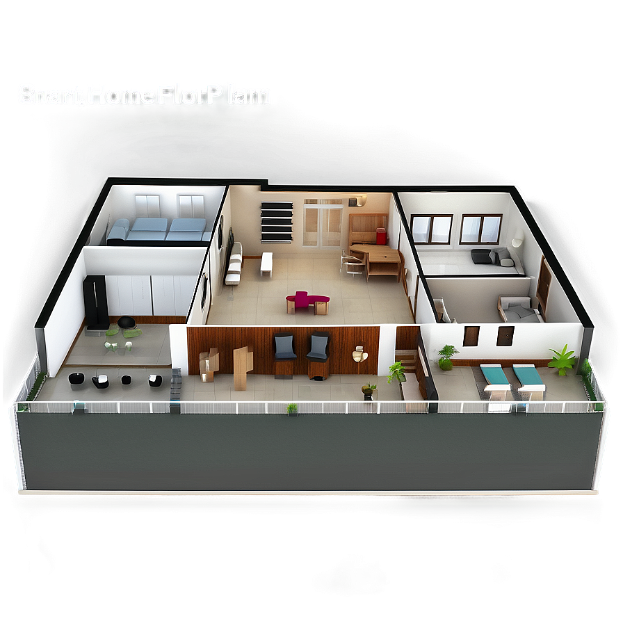 Smart Home Floor Plan Png 61 PNG Image