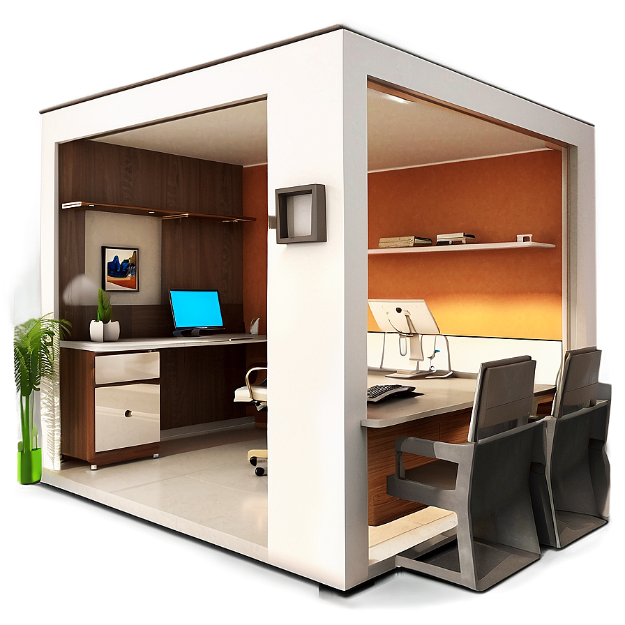 Smart Home Office Room Png Lxi PNG Image