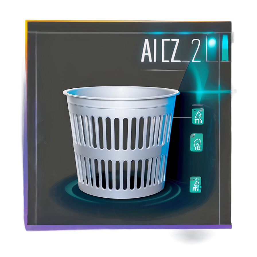 Smart Trash Bin Visualization Png Xfd32 PNG Image