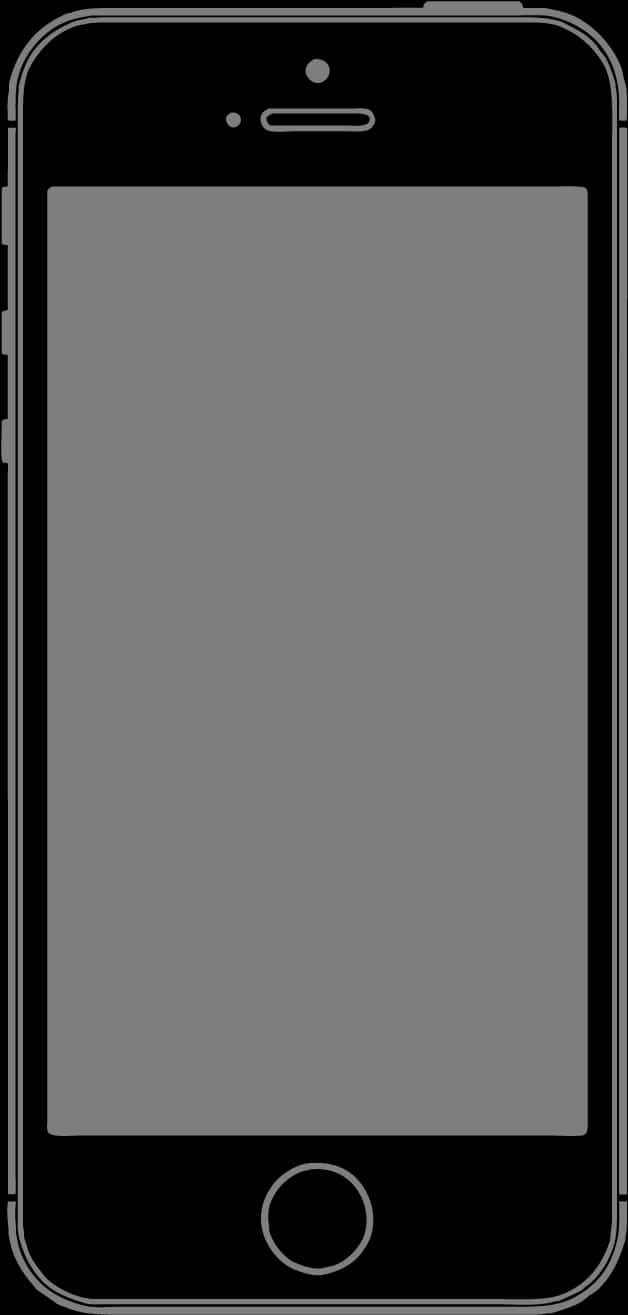 Smartphone Frame Template PNG Image