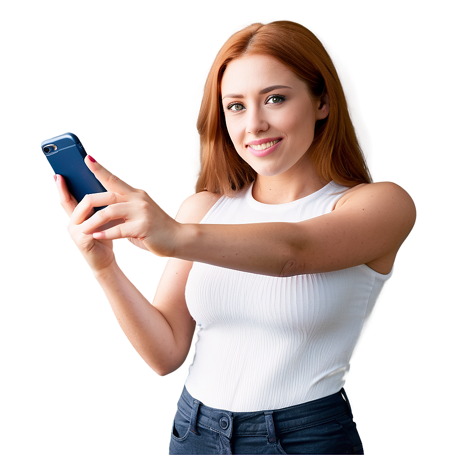 Smartphone Holding Gesture Png 06272024 PNG Image