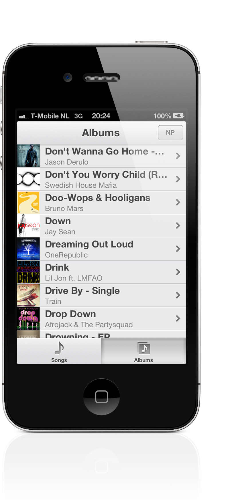 Smartphone_ Music_ Player_ App_ Display PNG Image