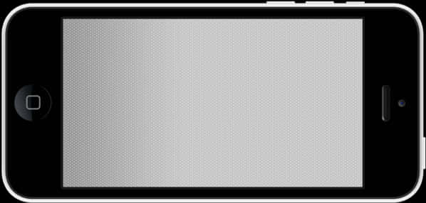 Smartphone With White Screen PNG Image