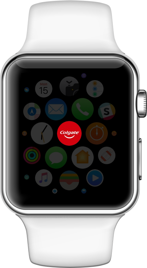 Smartwatch App Interface Display PNG Image