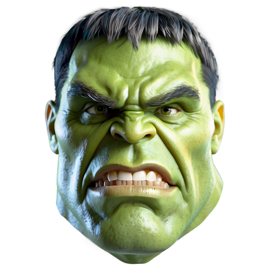 Smashing Hulk Face Png 92 PNG Image