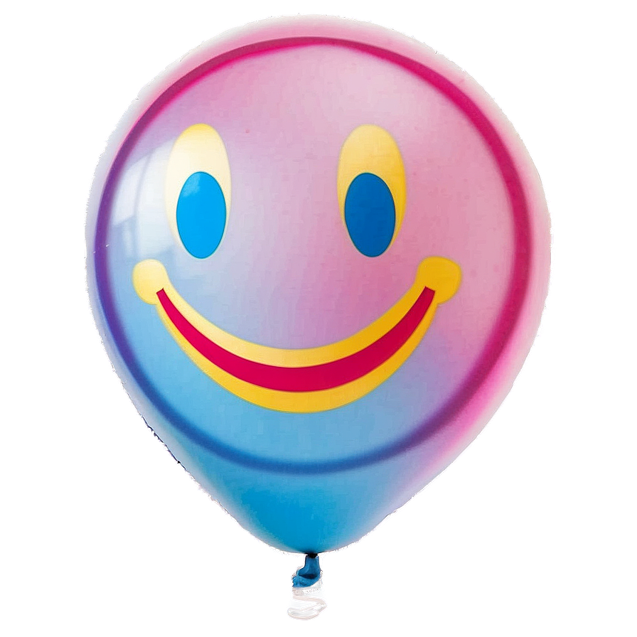 Smiley Balloon Art Png 62 PNG Image