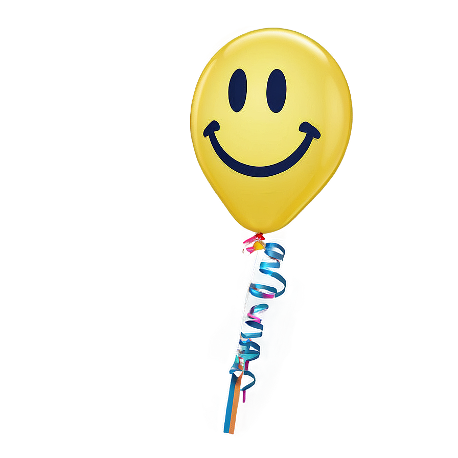 Smiley Balloon Art Png Wfd62 PNG Image