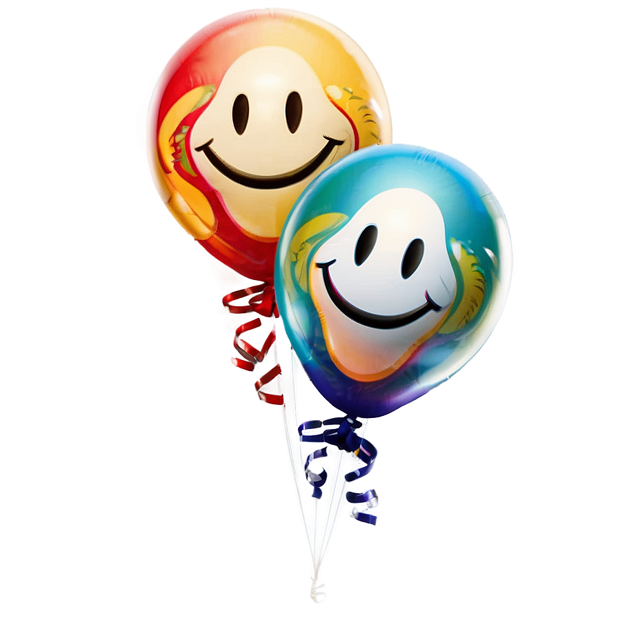 Smiley Face Balloon Png Ibv PNG Image