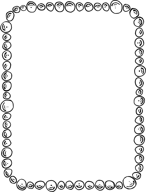 Smiley Face Border Clipart PNG Image