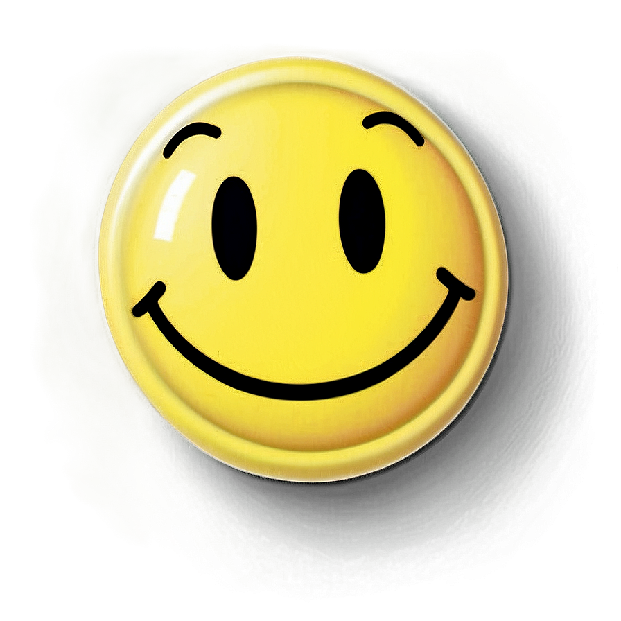 Smiley Face Sticker B PNG Image