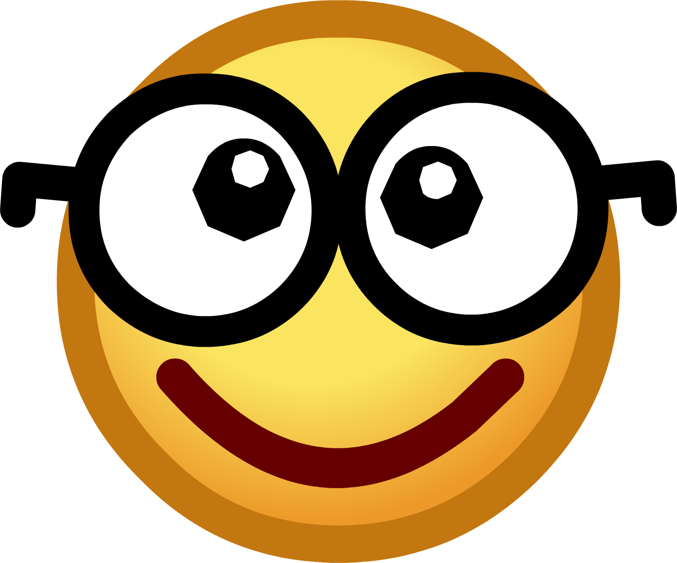 Smiley Face With Glasses Emoji.png PNG Image