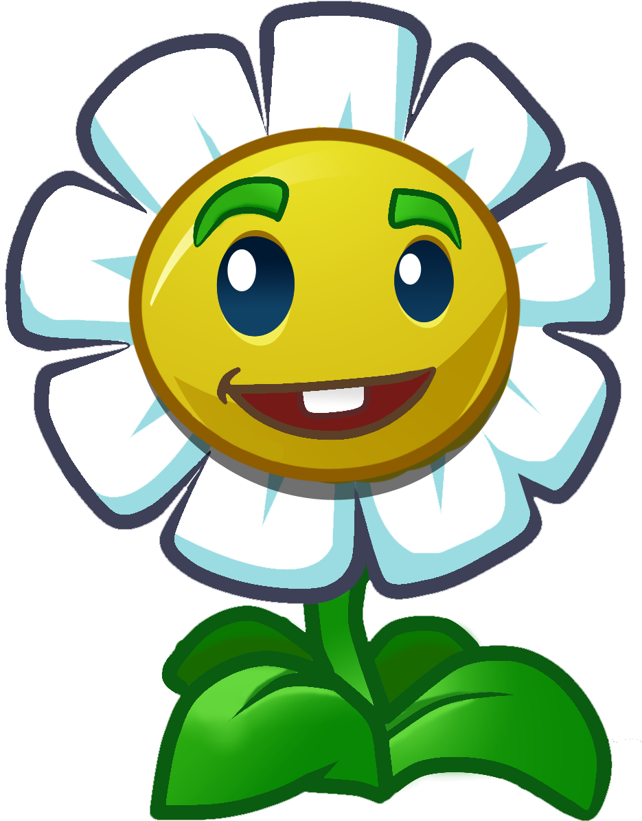 Smiling Animated Marigold Character.png PNG Image