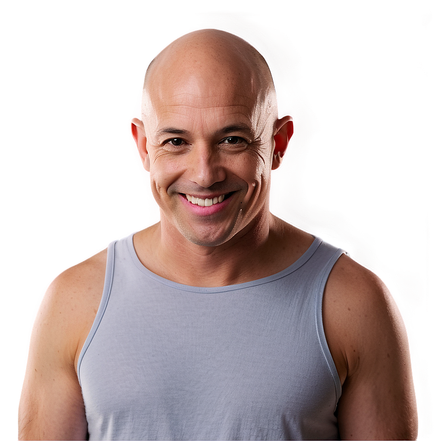 Smiling Bald Person Png 30 PNG Image