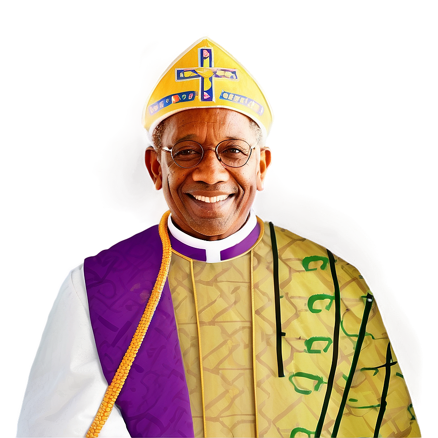 Smiling Bishop Cartoon Png Enw PNG Image