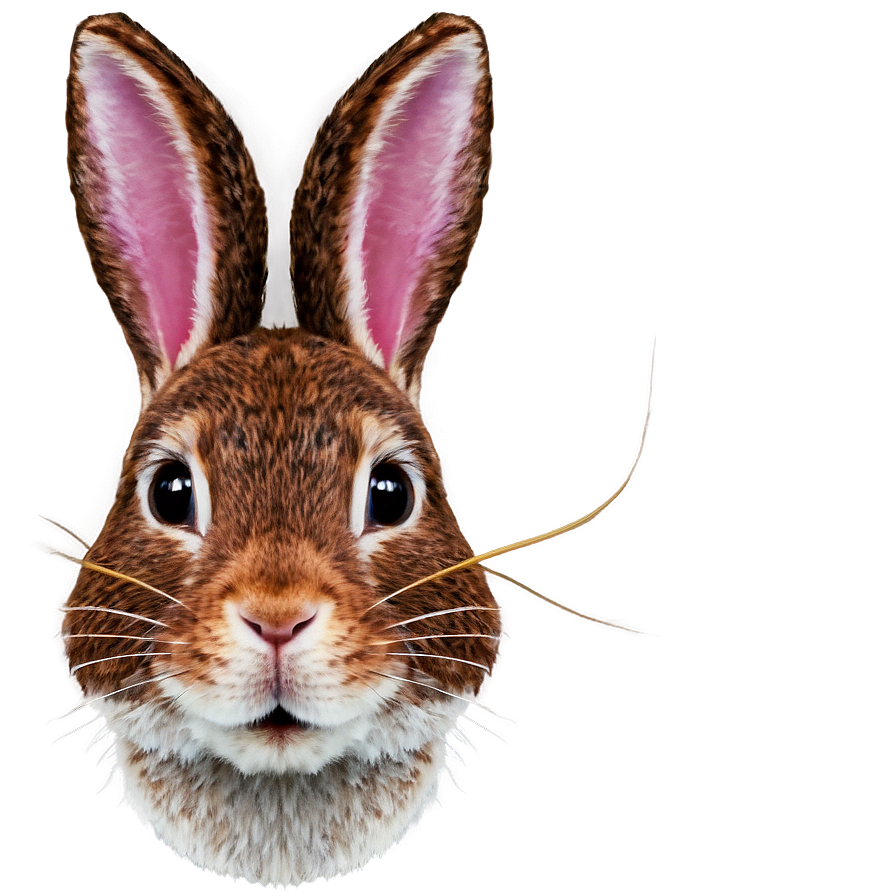 Smiling Bunny Face Png Uih92 PNG Image