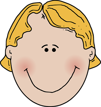 Smiling Cartoon Character PNG Image