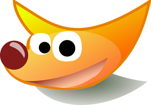 Smiling Cartoon Dog Face PNG Image