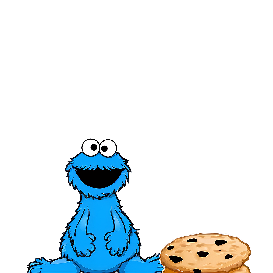 Smiling Cookie Monster Graphic Png 05212024 PNG Image