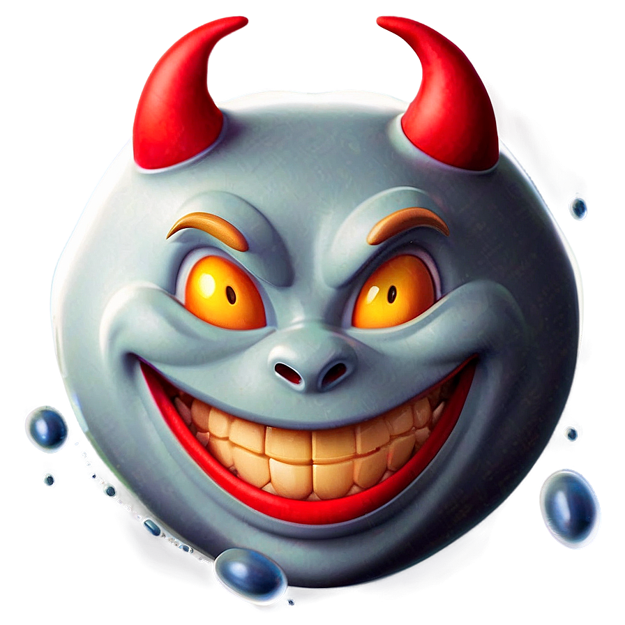 Smiling Devil Emoji Png 5 PNG Image