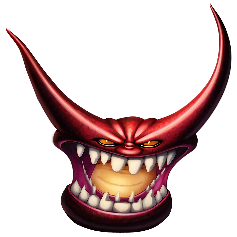 Smiling Devil Emoji Png Iuo61 PNG Image