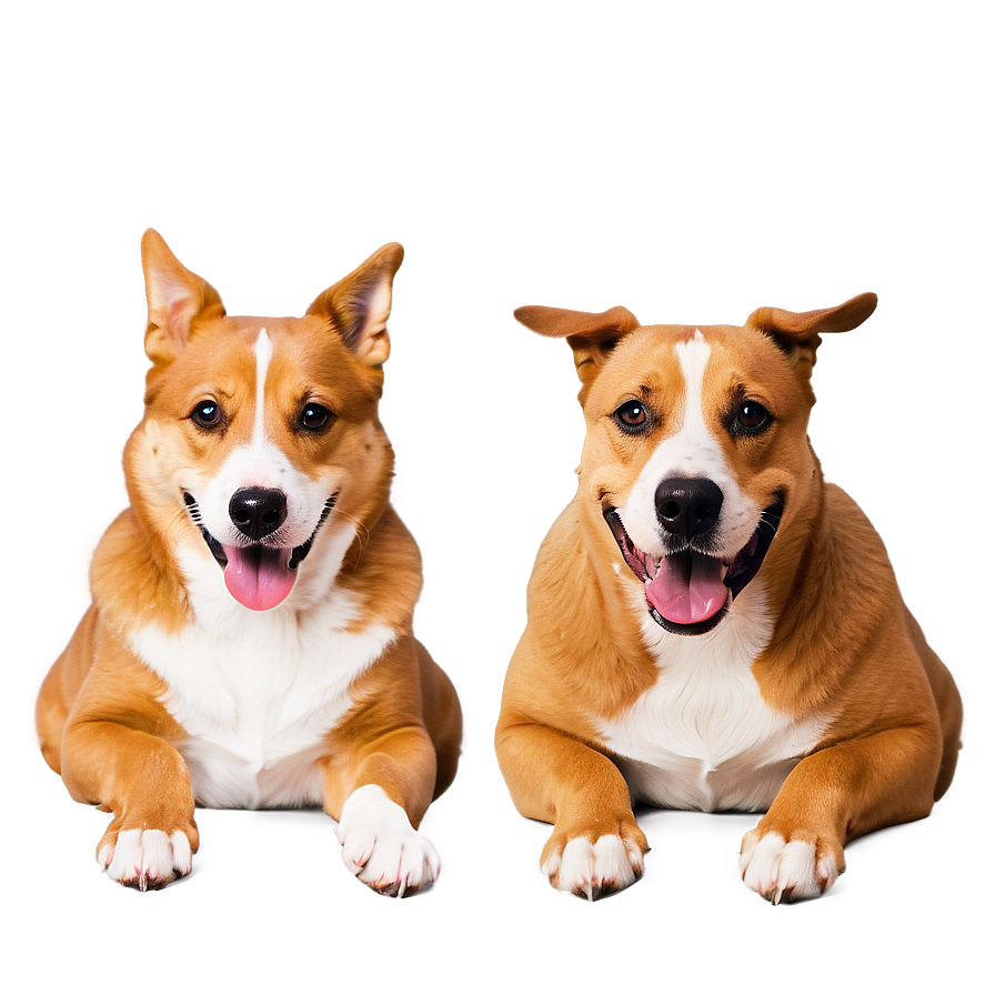 Smiling Dogs Png Enh PNG Image