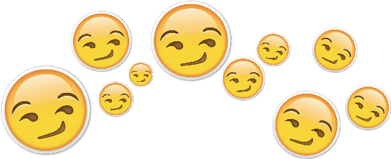 Smiling Emoji Variations PNG Image