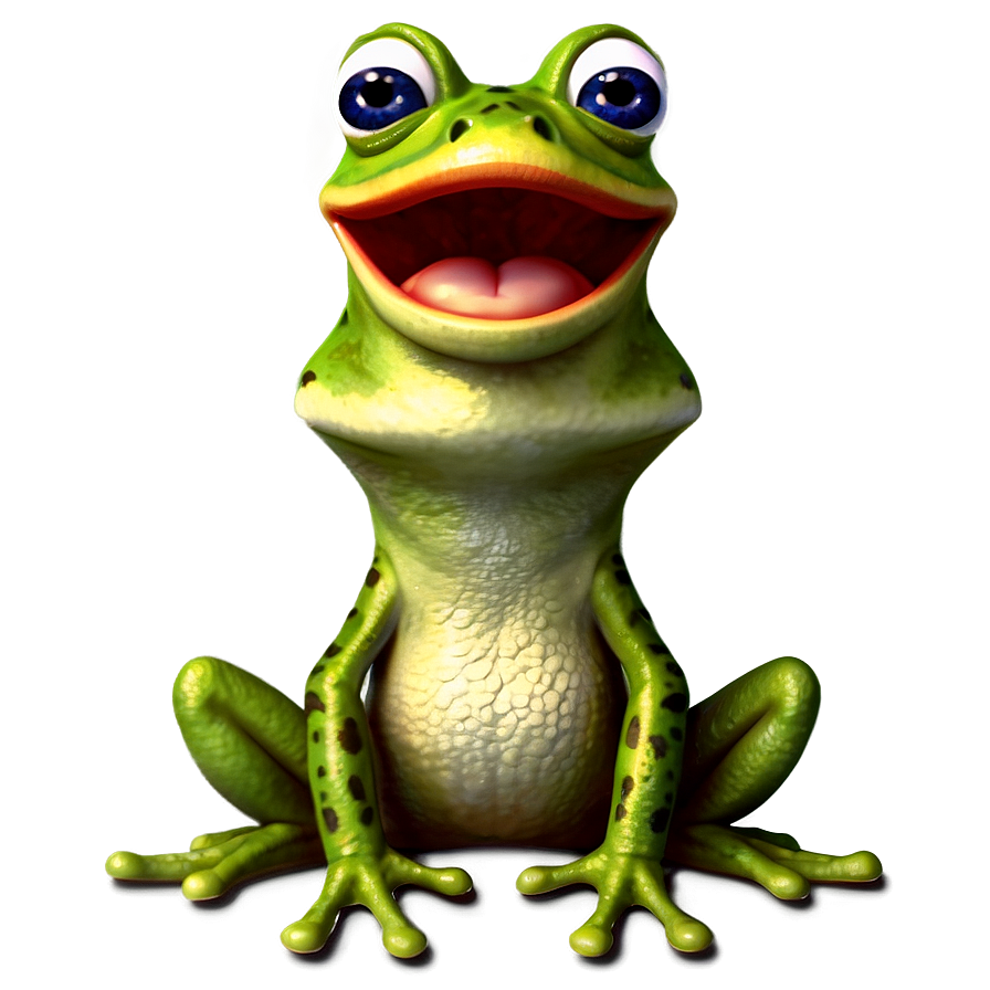 Smiling Frog Cartoon Png 06272024 PNG Image