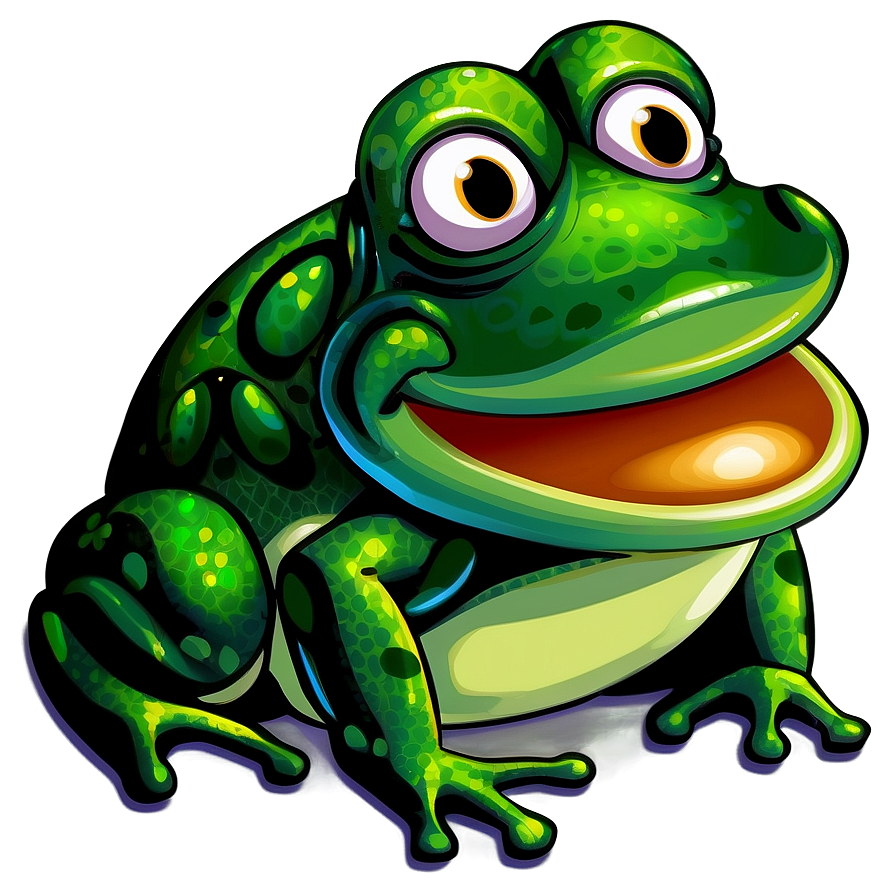 Smiling Frog Clipart Png 05062024 PNG Image