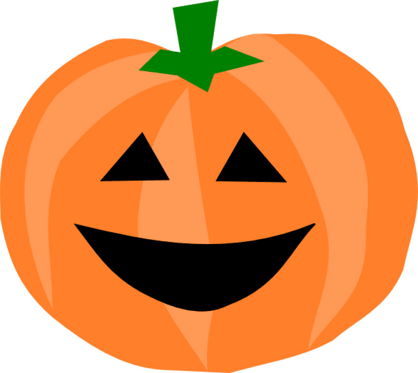 Smiling Jack O Lantern Graphic PNG Image