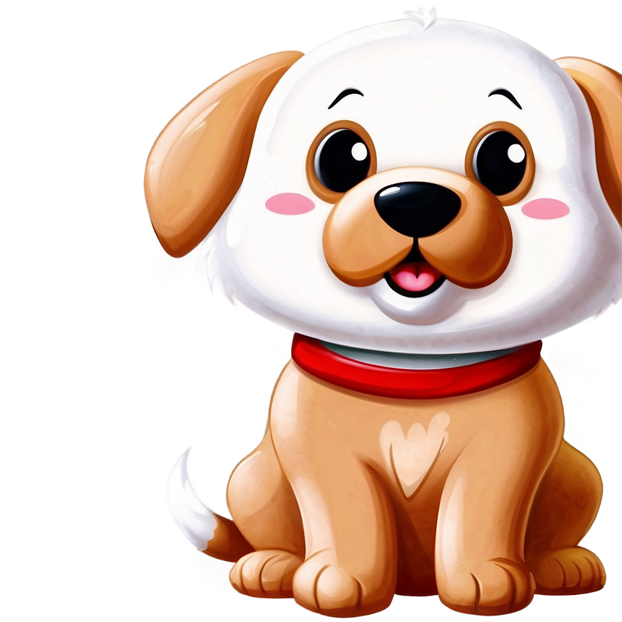 Smiling Kawaii Puppy Png Mfp PNG Image