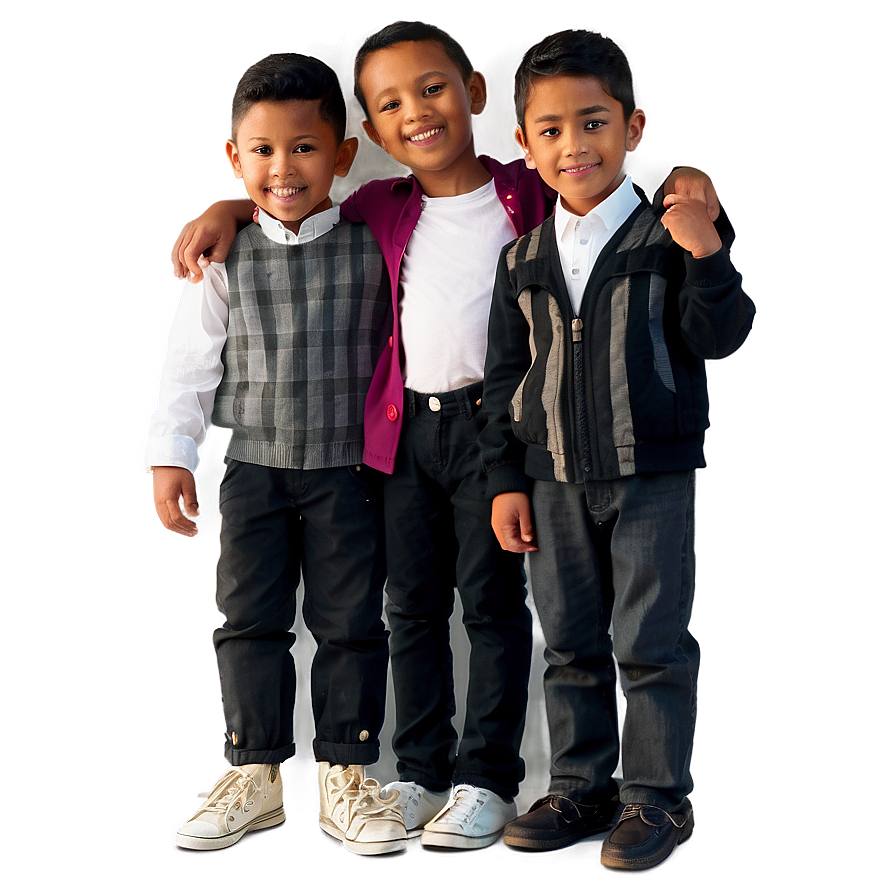 Smiling Kids Group Png Qwg PNG Image