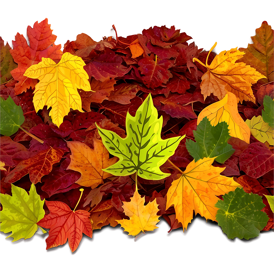 Smiling Leaf Pile Png Jwh21 PNG Image