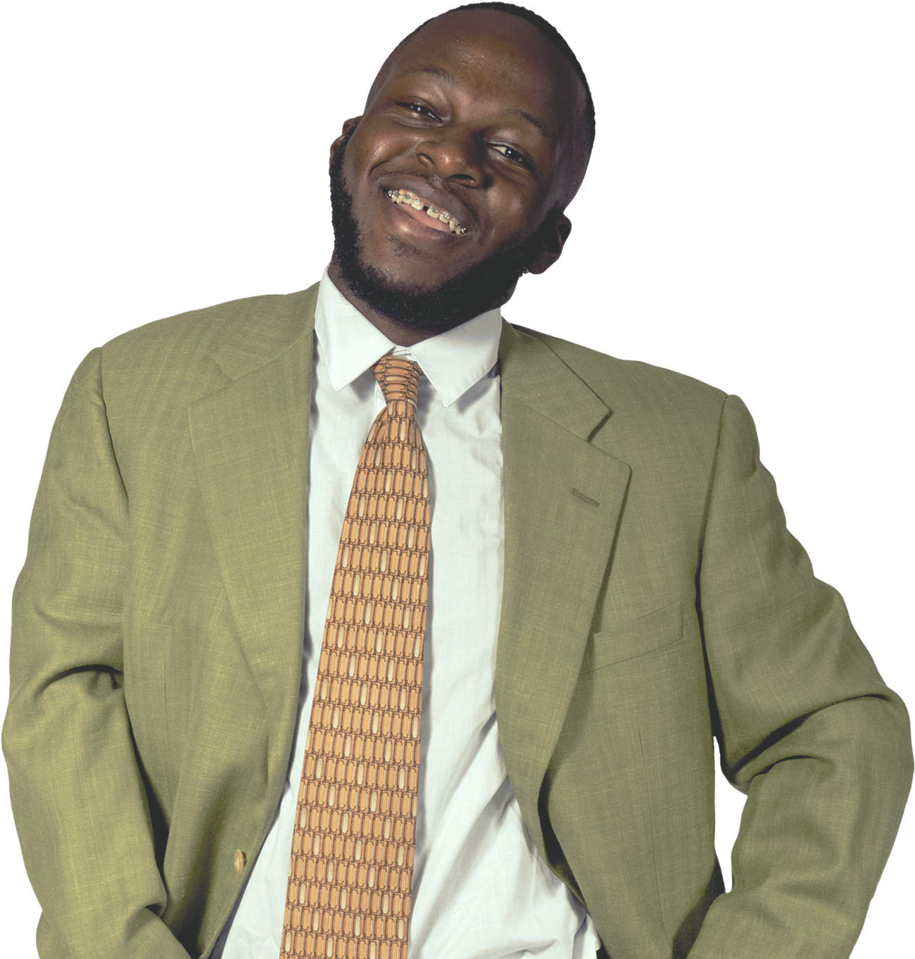 Smiling Man In Suit PNG Image