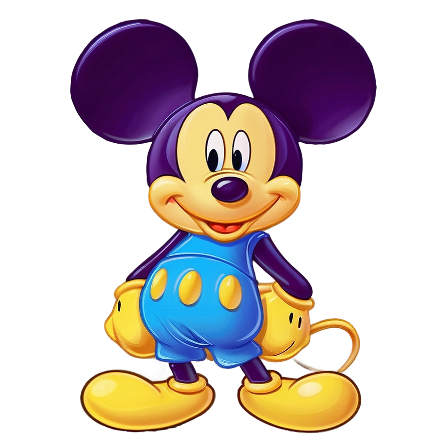 Smiling Mickey Character Png Kai PNG Image