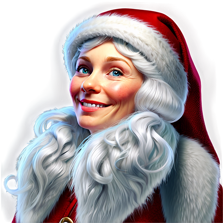 Smiling Mrs Claus Cartoon Png 59 PNG Image