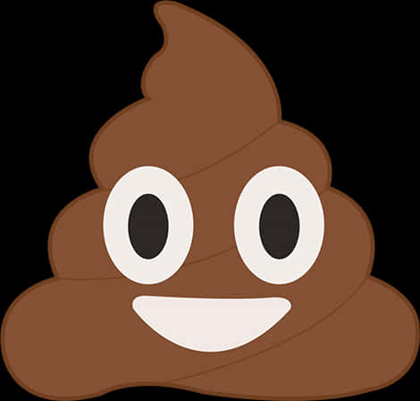 Smiling Poop Emoji PNG Image